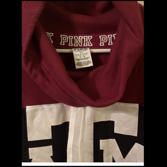 Victoria Secret Pink ATM Texas Cowl Neck Hoodie - Picture 3 of 6